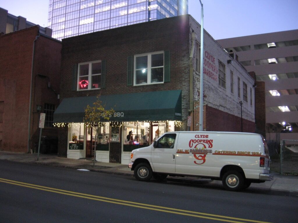 Clyde Cooper's BBQ facade